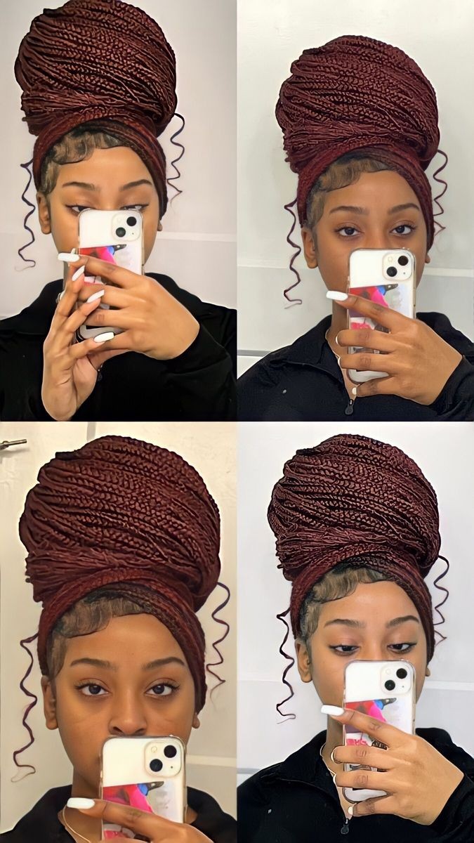 Most Beautiful Trendy Swoop With Knotless Braids African Hairstyles